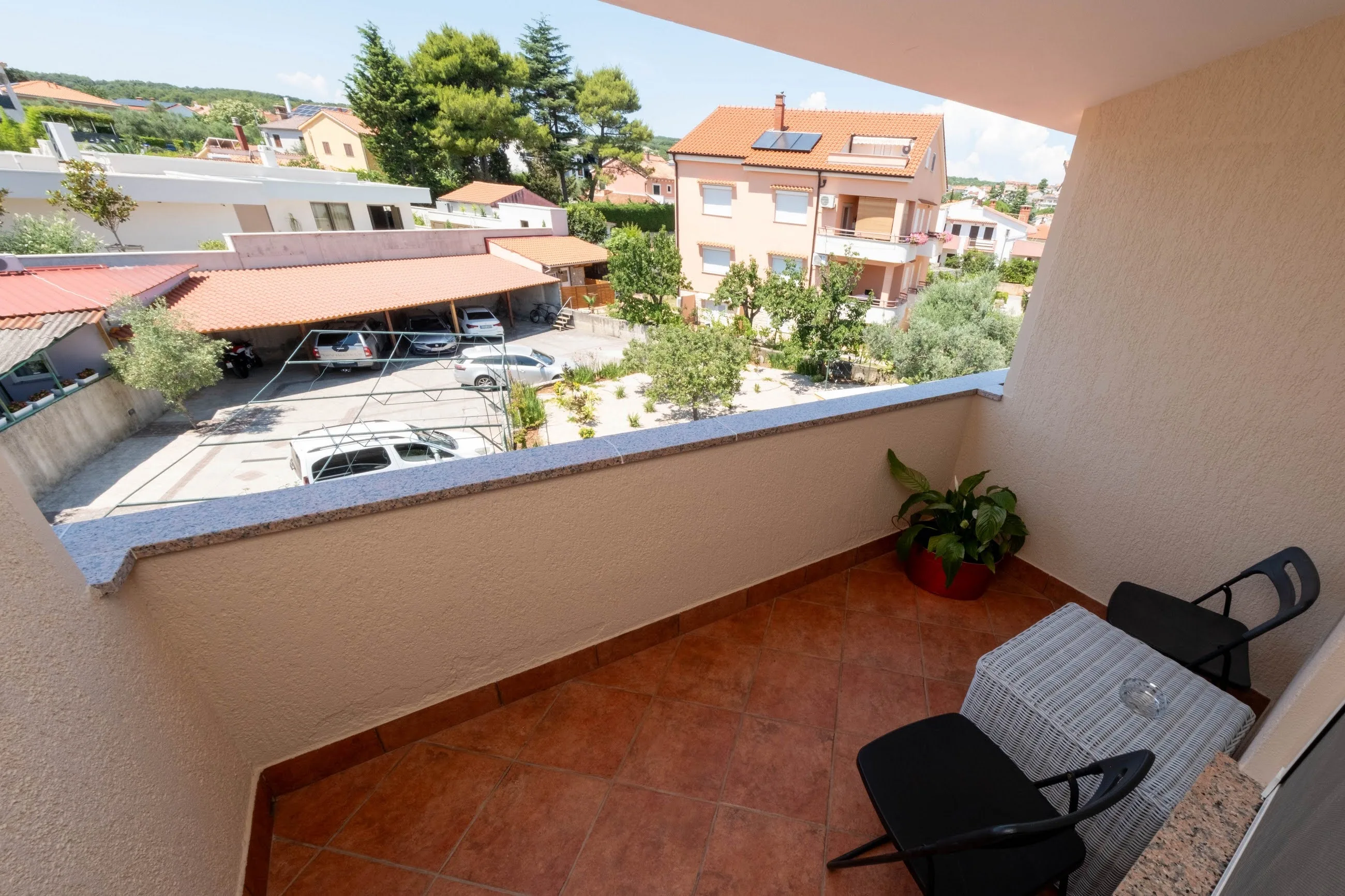 Privatni balkon sobe broj 12